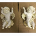 Charming Beige Angelic Resin LED Wall Light - Stylish E27 Home Illumination Fixture
