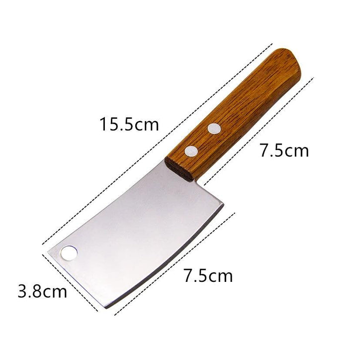 Mini Bread Knife Set: Elegant Wooden Handled Blade for Petite Kitchen