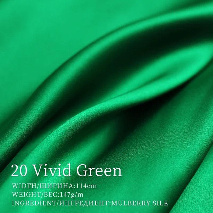 Opulent Red Raspberry 30 Momme Heavy Satin Silk Fabric for Sophisticated Dressmaking and Couture Creations