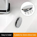 Chic Copper Sink Overflow Cover Plate - Long-Lasting Anti-Corrosion Solution