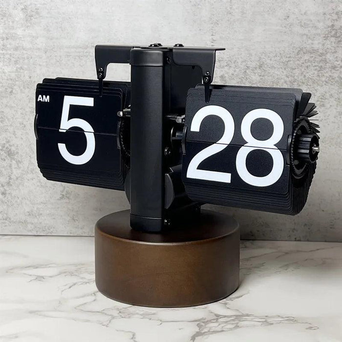 High-Tech Automatic Flipping Clock for Stylish Home Decor - Includes Battery Gift