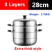 Deluxe Stainless Steel Multi-Layer Steamer for Optimal Home Cooking