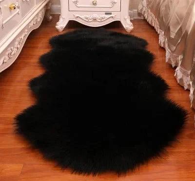 Luxurious Soft Faux Fur Area Rugs for Bedroom and Living Room