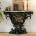 European Vintage Console Table with Storage - Classic Entryway Furniture
