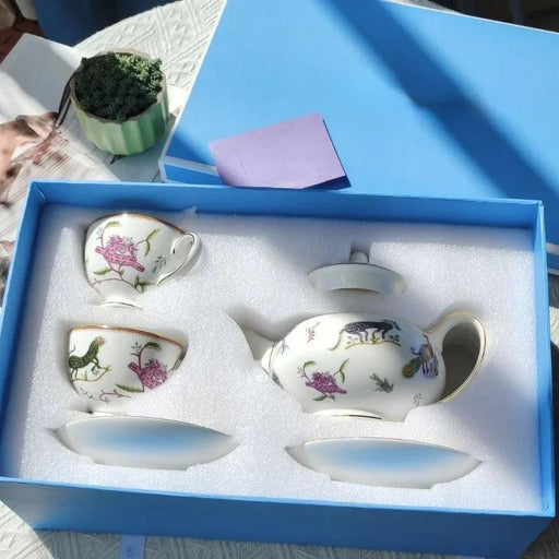 Nordic Elegance Tea Set - Luxurious Bone China Kitchenware with Timeless European Charm