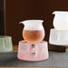 Sleek Japanese Ceramic Tea Warmer and Candle Holder for Luxurious Tea Service