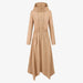 Elegant Summer Modal Dress with Gold Zipper and Comfortable Loose Fit