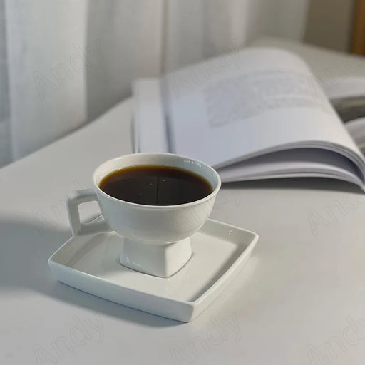 Sophisticated European Ceramic Mug Set for Modern Home and Office