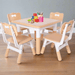 Adjustable Kids Art & Craft Table Set with Waterproof Clean Surface - Ideal for Ages 3-8