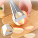 Artistic Apple Design Stainless Steel Fruit Carving Knife Set - Transform Your Fruit Displays