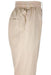 Men's Breathable Light Cream Linen Harem Trousers - Ideal for Pilgrimage