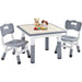 Versatile Activity Table and Chair Set for Kids with 2 Adjustable Chairs - Ideal Creative Space for Ages 3-8