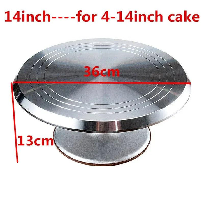 Ultimate Cake Decorating Turntable Set: Stainless Steel Professional Kit with Mold for Stunning Creations