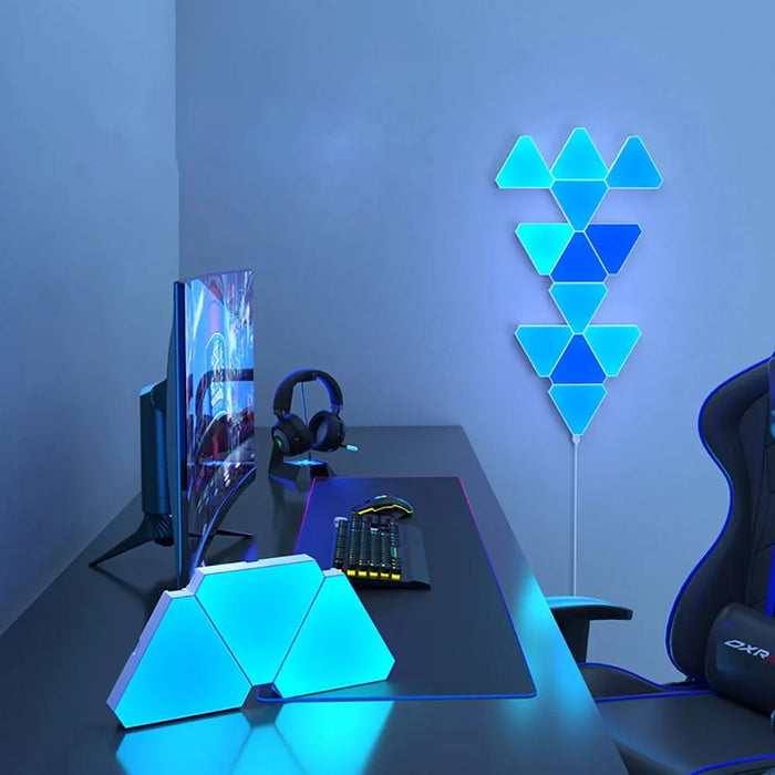 Bluetooth-Controlled RGB Music-Responsive LED Wall Light - Elevate Your Home Ambiance