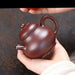 130ML Handmade Yixing Zisha Teapot - Artisan Purple Clay Tea Brewer for Tea Enthusiasts, Ideal Gift Option