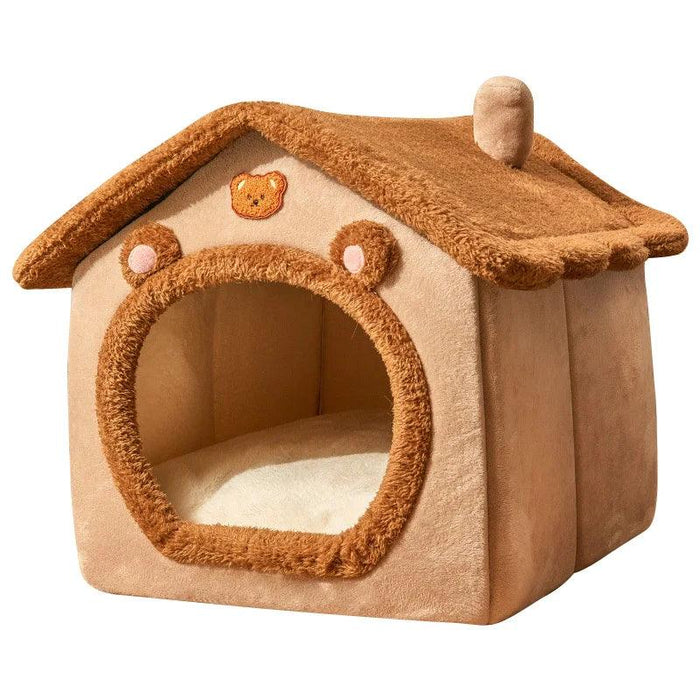 Cozy Travel Nest Bed for Small Pets - Ultimate Plush Comfort Retreat