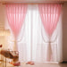 1 Panel - Charming 3-Layer Lace Blackout Drapes for Dreamy Girls' Retreats