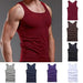 Men's Large Cotton Sleeveless Gym Tank Tops - Bodybuilding Muscle Vests for Fitness