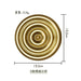 Luxurious Golden Aura Metal Wall Art for Chic Home Decor