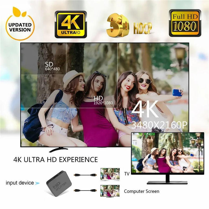 Transform Your Entertainment with the Premier 4K HDMI Splitter