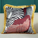 Retro Chic Lumbar Cushion Cover for Elegant Home Styling