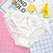 Whimsical Strawberry Ruffle Seamless Women's Underwear for Girls in Japanese Fashion