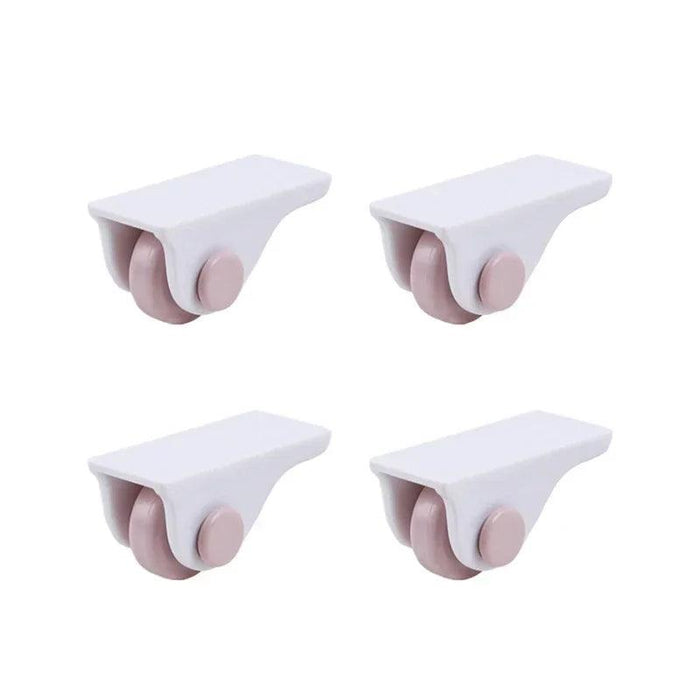 4-Pack Self-Adhesive Mute Caster Wheels for Easy Furniture Mobility