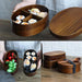 Japanese Wooden Bento Box - Portable Lunch Container for Sushi, Snacks, and Meals - Eco-Friendly Student and Office Supplies