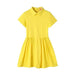 Charming Summer Ruffle Flare Dresses for Girls - Stylish Casual Uniforms