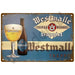 Retro Beer Tin Sign for Classic Man Cave Decor