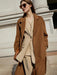 Elegant Dual-Wear Wool Tweed Overcoat for Women - Essential Winter Wardrobe