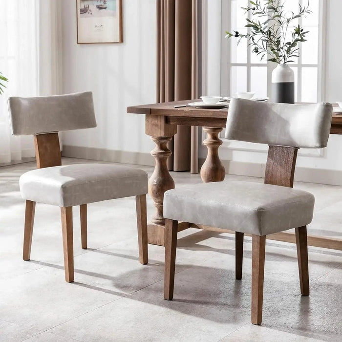 Dining Room Sets, 4 Set, Modern Dinings Chair with Wood Legs