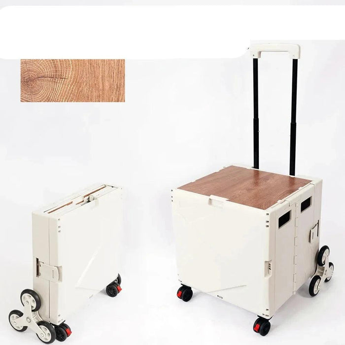 Effortless Shopping Companion: Versatile Trolley with Easy Glide Wheels