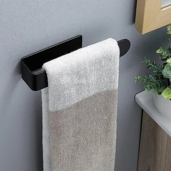 Modern Self-Adhesive Acrylic U-Shaped Towel Rack for Stylish Bathroom and Kitchen Storage