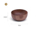 Elegant Rustic Wooden Bowl for Serving Salads and Fruits