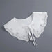 Embroidered Lace Detachable Collar for Women - Elegant White Shawl Accessory