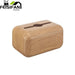 Elegant Walnut Tissue Holder for Modern Workspace Chic