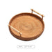 Elegant Woven Vine Fruit Bowl - Stylish Centerpiece and Multi-Functional Serving Tray for Home Decor