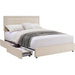 Chic Velvet Storage Bed with Adjustable Headboard and Spacious Drawers