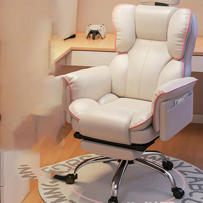 Premium Ergonomic Leather Recliner Chair with Adjustable Comfort Features