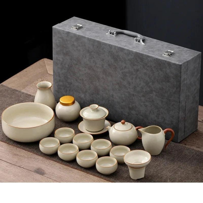 Exquisite Ruyao Kung Fu Tea Set for an Elevated Brewing Experience