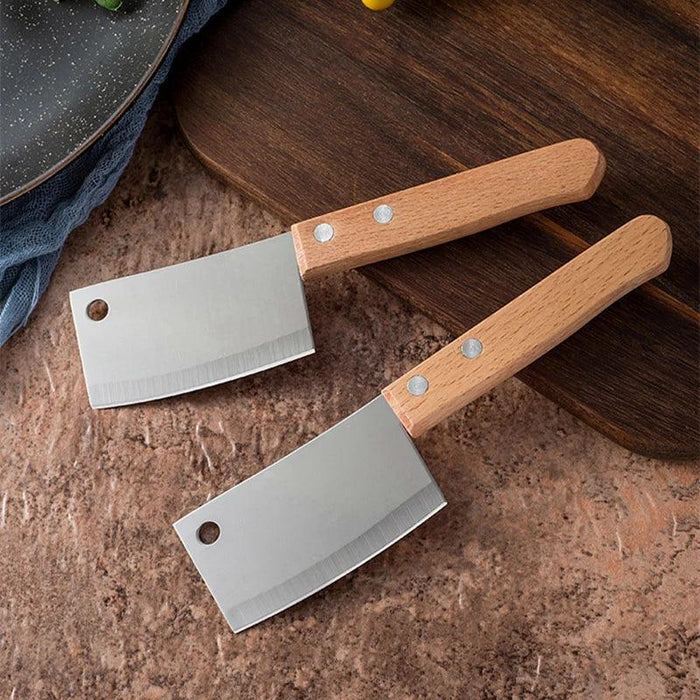 Chic Mini Bread Knife with Elegant Wooden Grip: Perfect for Cozy Kitchen Spaces