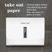 Stylish Wall-Mounted ABS Tissue Dispenser - A Chic Solution for Kitchen and Bathroom Organization