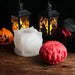 Spooky Pumpkin Silicone Candle Mold - Easy Release Non-Stick Epoxy Resin Molds