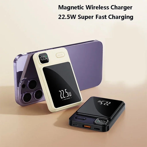 Wireless Magnetic Power Bank 20000mAh with Magsafe Technology and PD 20W Fast Charging