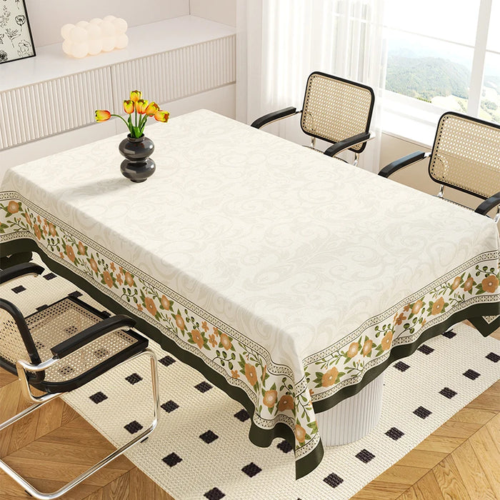 Stylish Heat-Resistant PVC Table Protector with Superior Insulation Technology