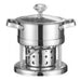 Solo Dining Stainless Steel Pot Set with Integrated Alcohol Burner