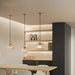 Elegant Japanese-Inspired LED Glass Pendant Lights for Modern Homes