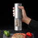 Automatic Rechargeable Salt and Pepper Grinder Duo with Adjustable Coarseness and Built-in LED Light