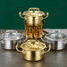 Solo Dining Stainless Steel Pot Set with Integrated Alcohol Burner